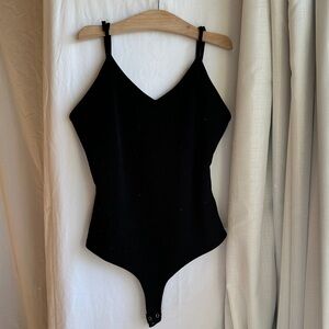 BUNDLE/PACK of 7 Women’s Large Bodysuits Variety of Brands ALL Black Except 1